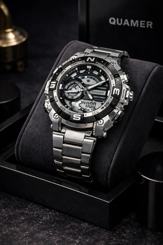 Reloj Quamer Acero Inoxidable